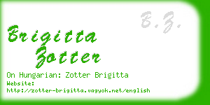 brigitta zotter business card